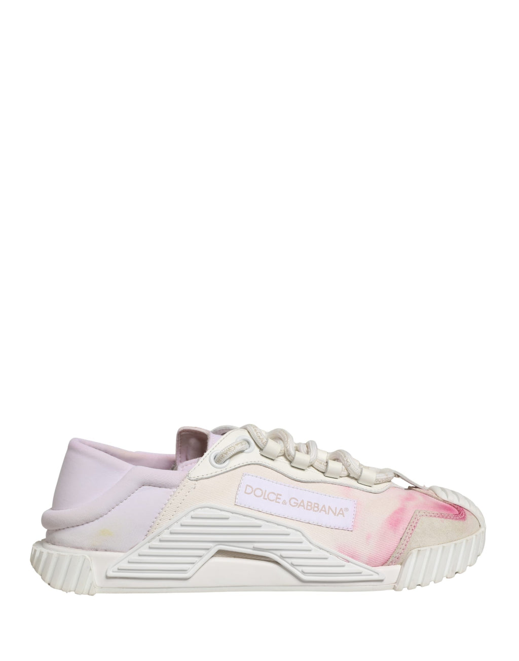 Baskets basses à lacets Dolce & Gabbana NS1 blanches