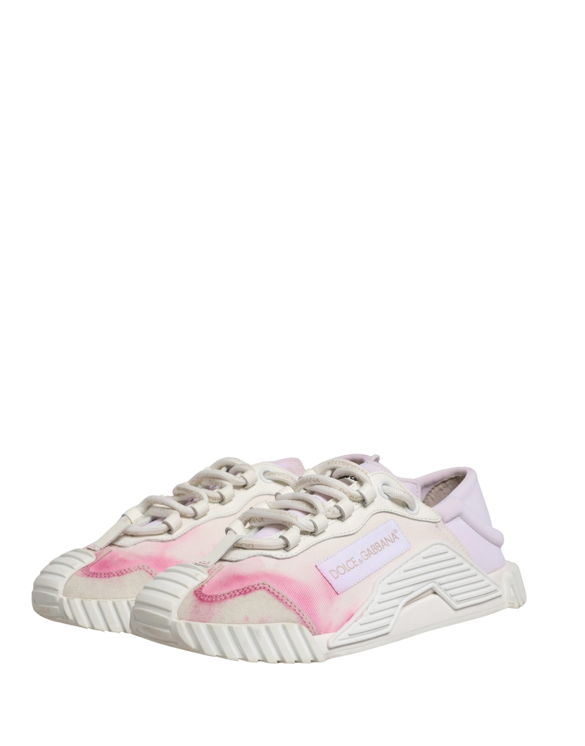 Baskets basses à lacets Dolce & Gabbana NS1 blanches
