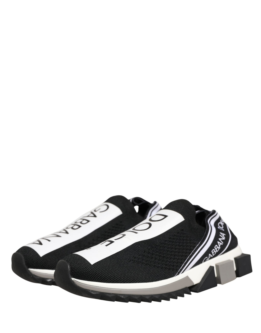 Chaussures Baskets Basses à Enfiler Dolce & Gabbana Sorrento Noires