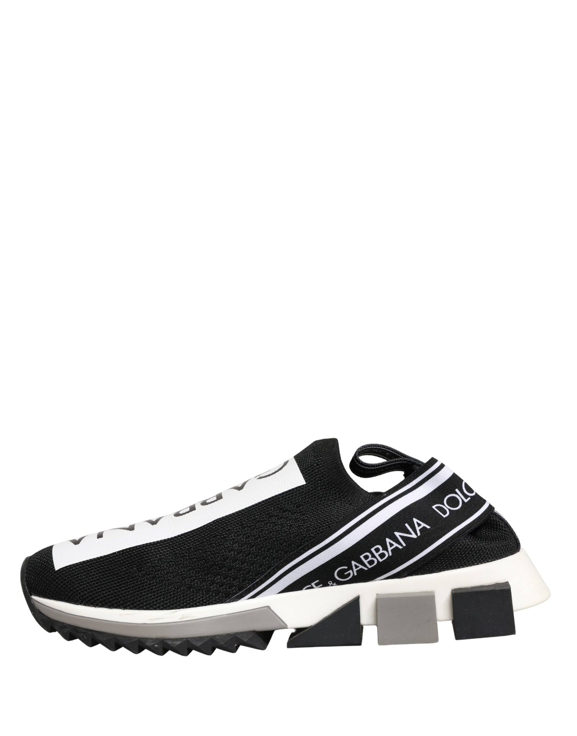 Chaussures Baskets Basses à Enfiler Dolce & Gabbana Sorrento Noires