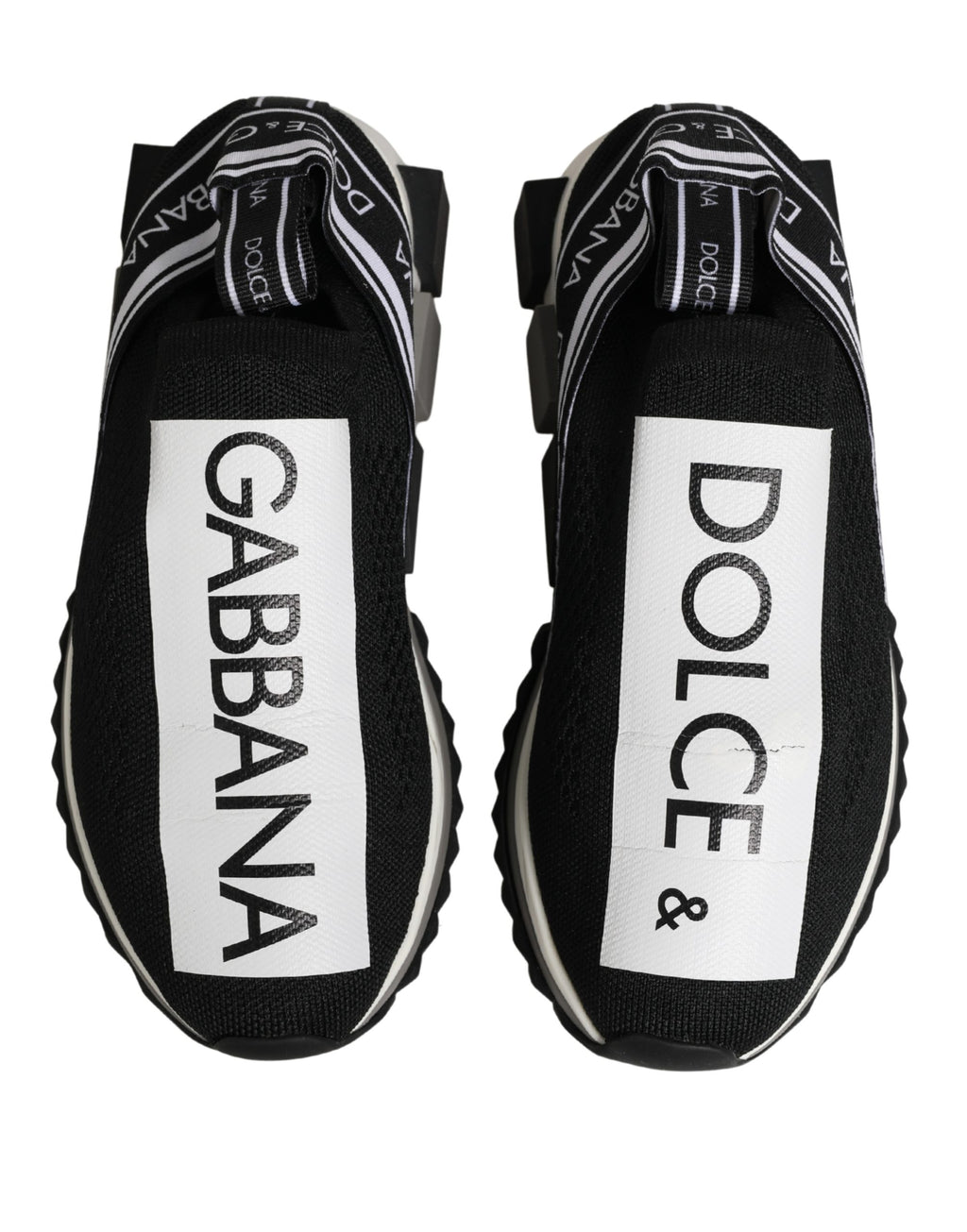 Chaussures Baskets Basses à Enfiler Dolce & Gabbana Sorrento Noires