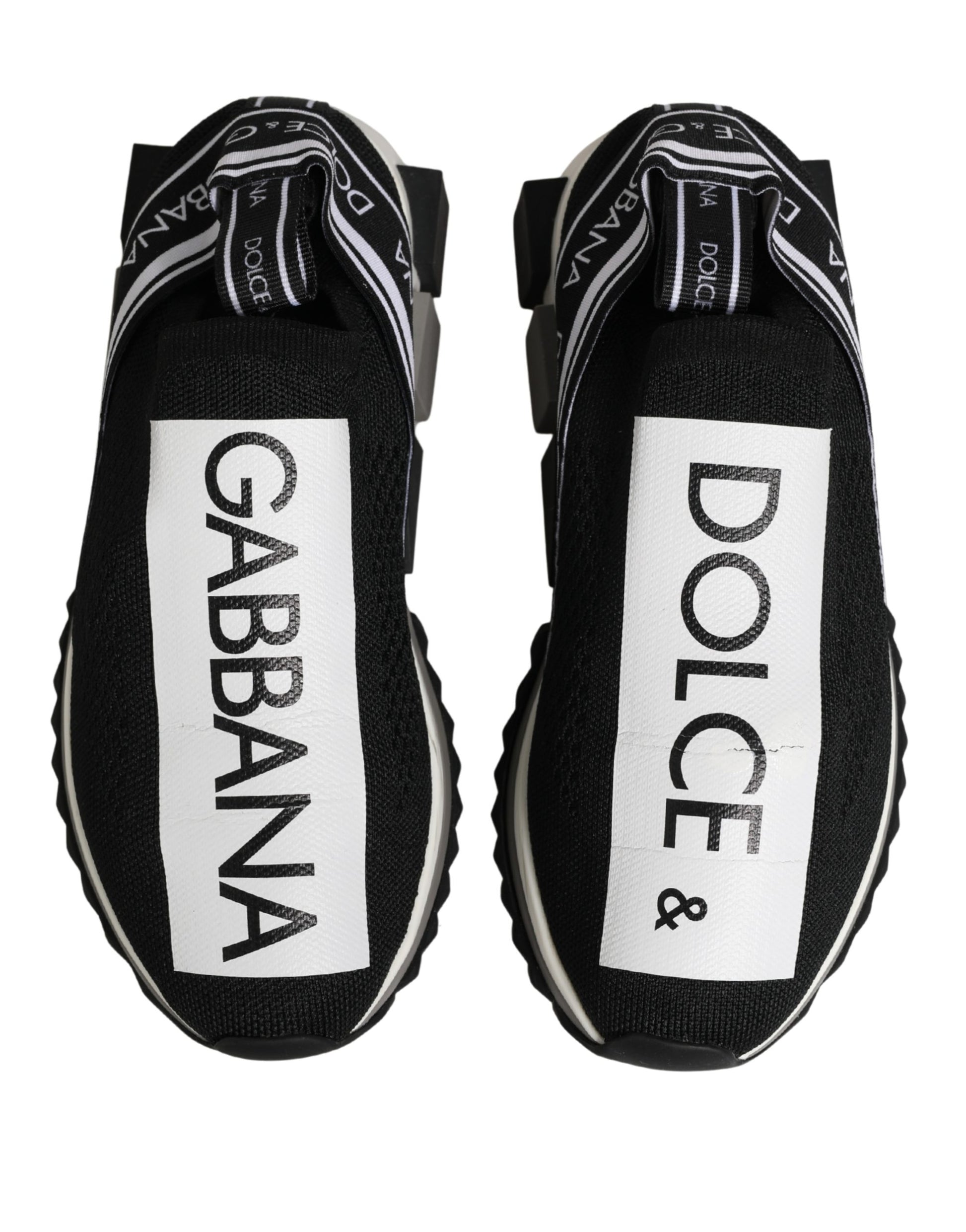 Chaussures Baskets Basses à Enfiler Dolce & Gabbana Sorrento Noires