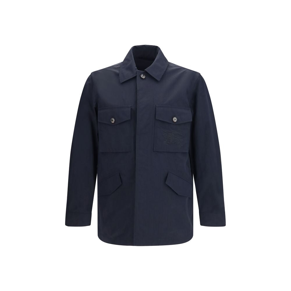 Manteau Burberry bleu en polyamide