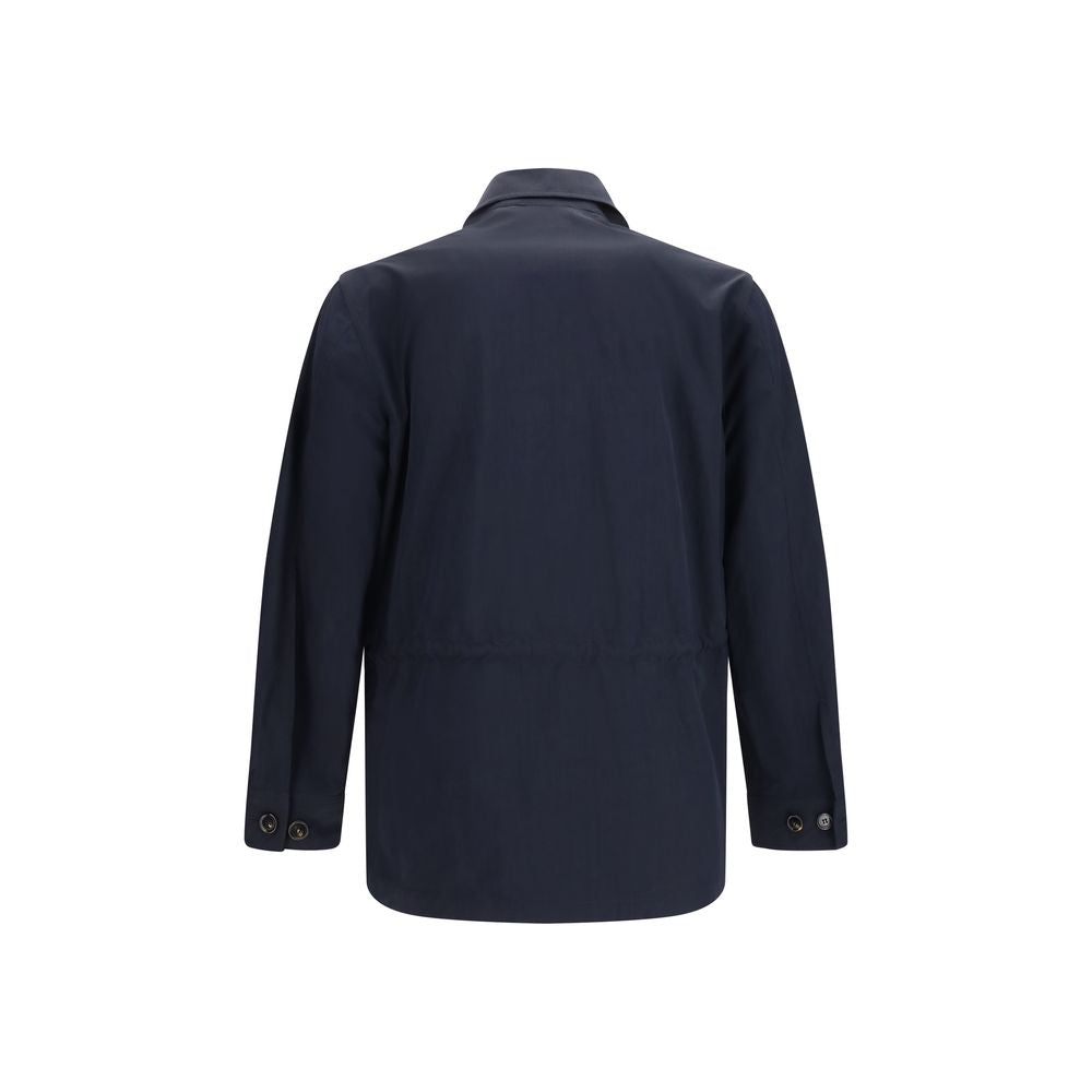 Manteau Burberry bleu en polyamide