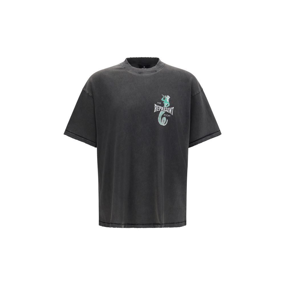 T-shirt gris en coton