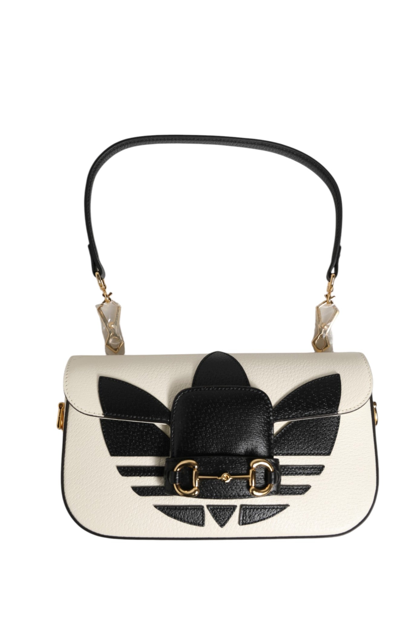 Sac à bandoulière Gucci x Adidas Horsebit 1955 Noir/Blanc