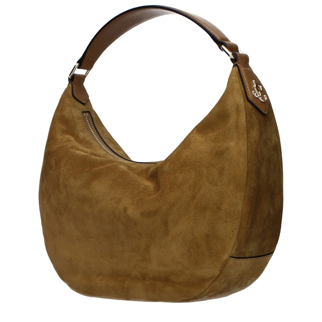 Sac à bandoulière Jimmy Choo en cuir marron