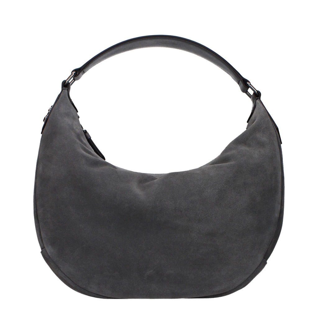 Sac à bandoulière Jimmy Choo en cuir gris