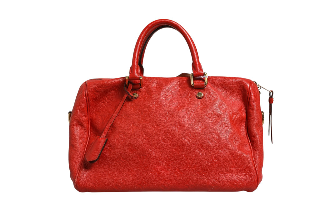 Louis Vuitton Speedy Bandoulière 30 Monogram Empreinte Rouge
