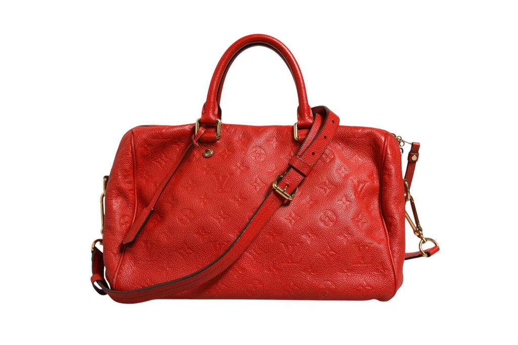 Louis Vuitton Speedy Bandoulière 30 Monogram Empreinte Rouge