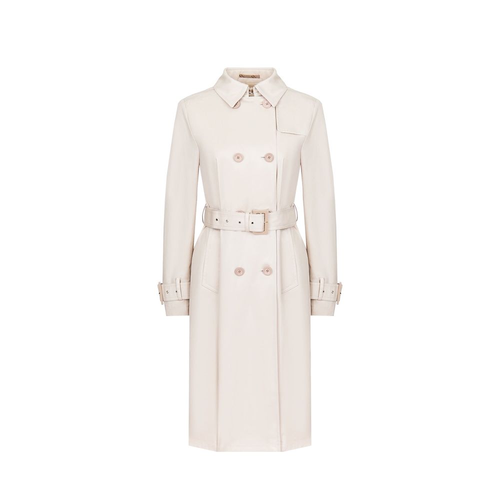 Manteau en coton blanc Herno