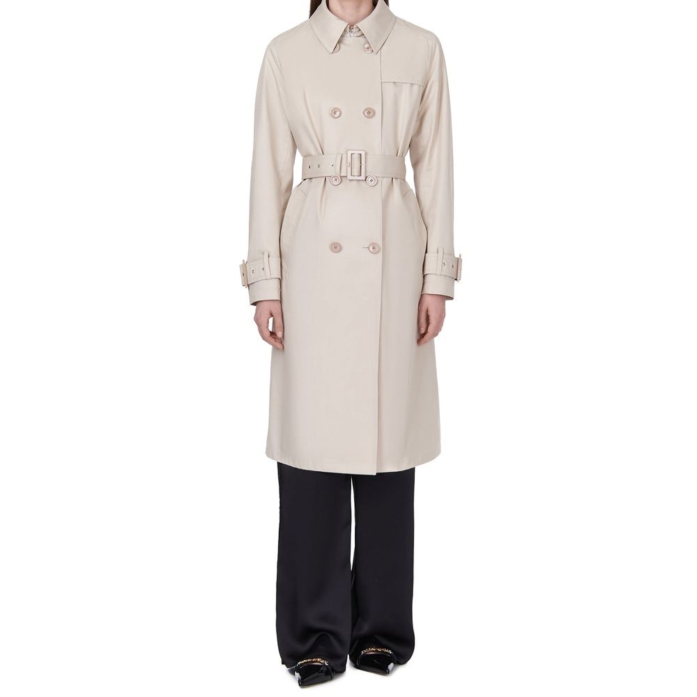 Manteau en coton blanc Herno