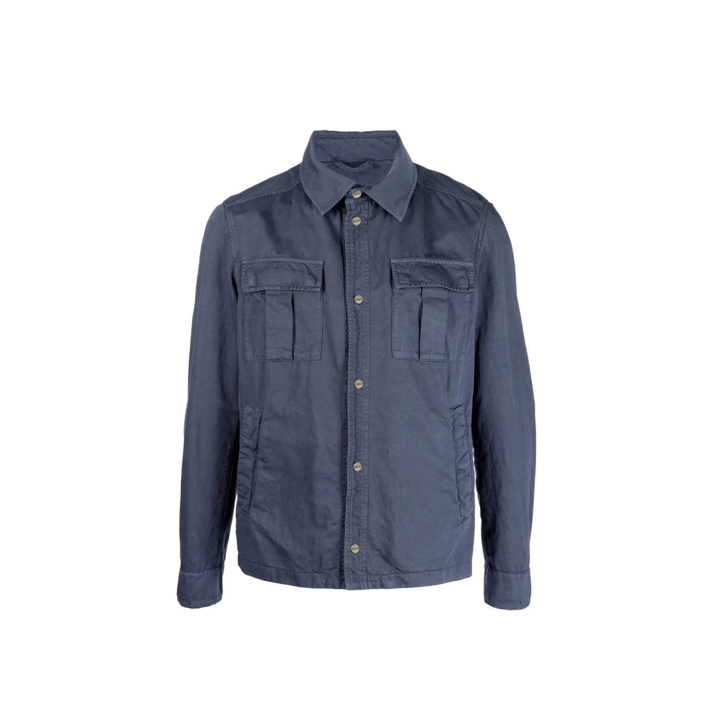 Manteau Herno en coton bleu