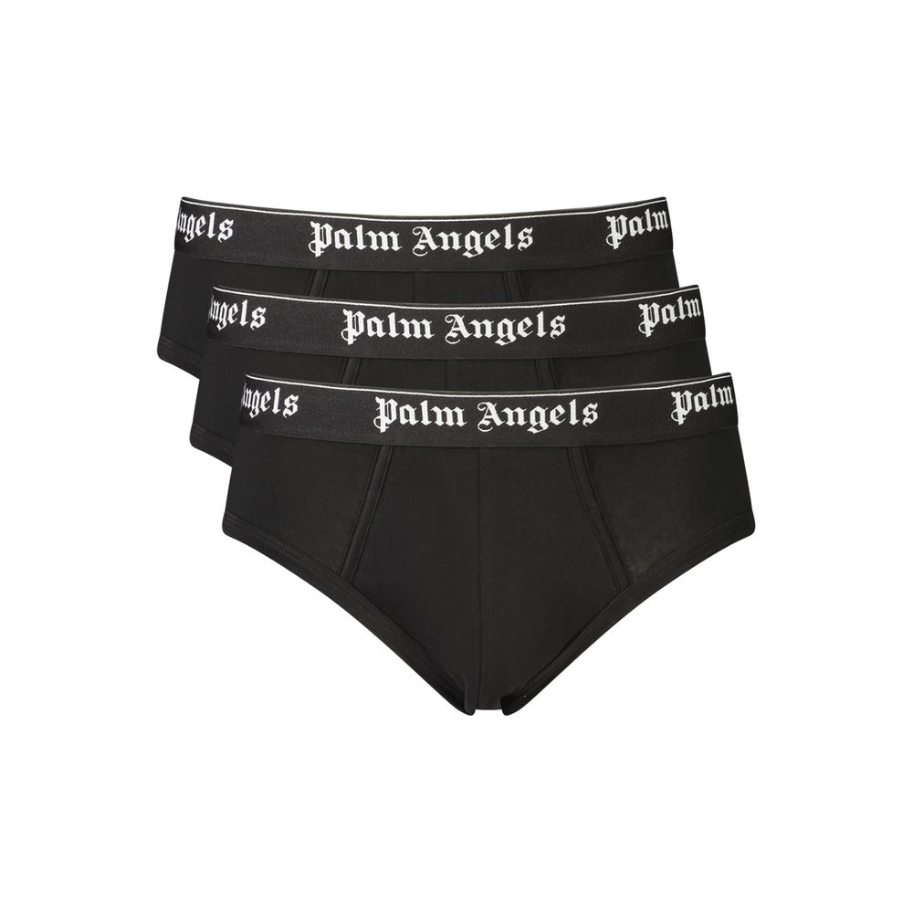 Caleçon pour homme en coton noir Palm Angels