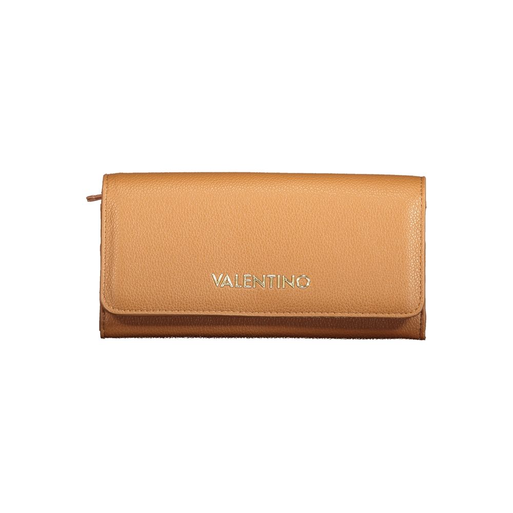 Portefeuille en polyéthylène marron Valentino