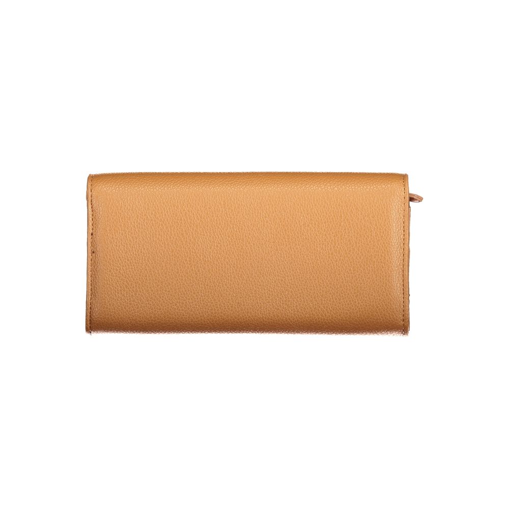 Portefeuille en polyéthylène marron Valentino