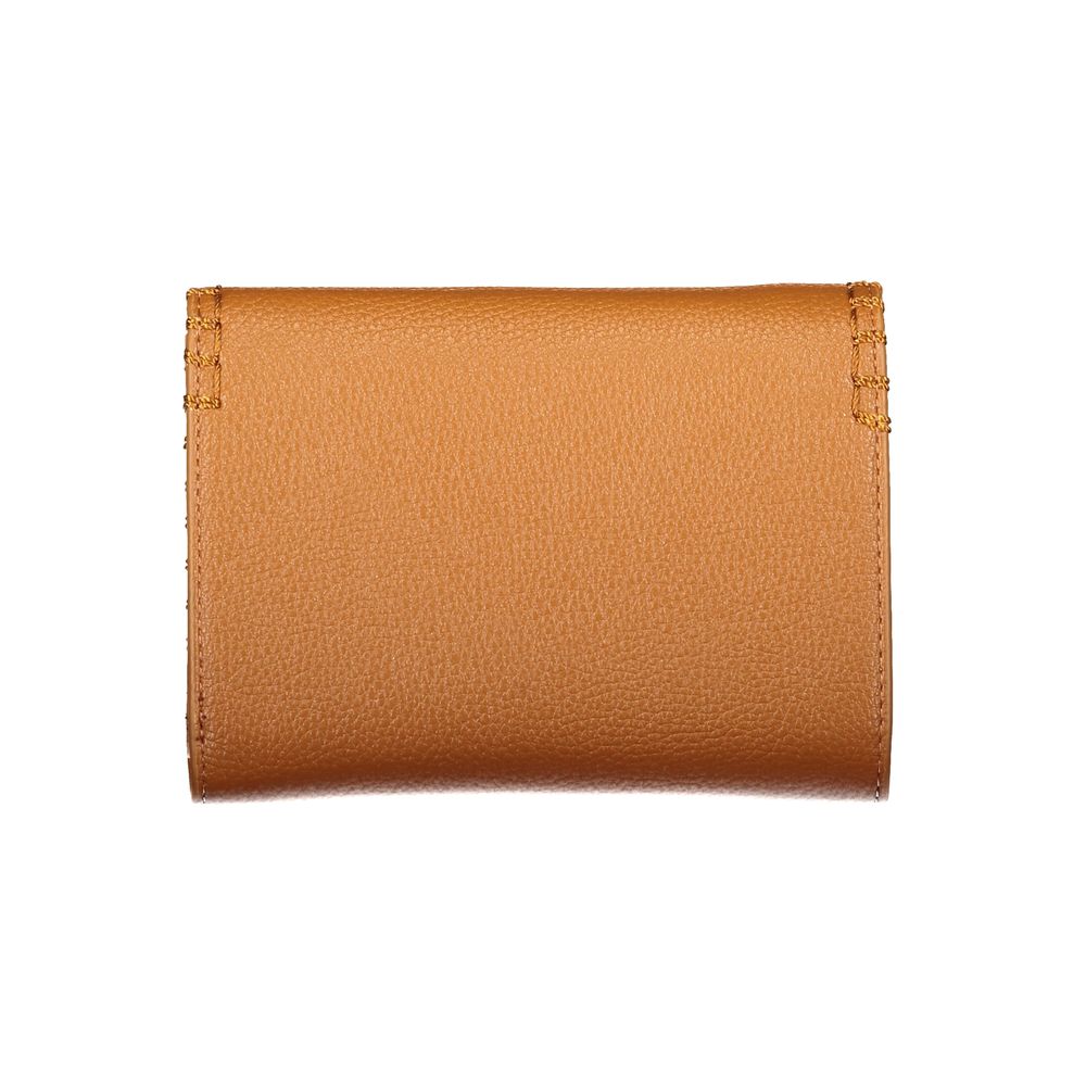 Portefeuille en polyéthylène marron Valentino