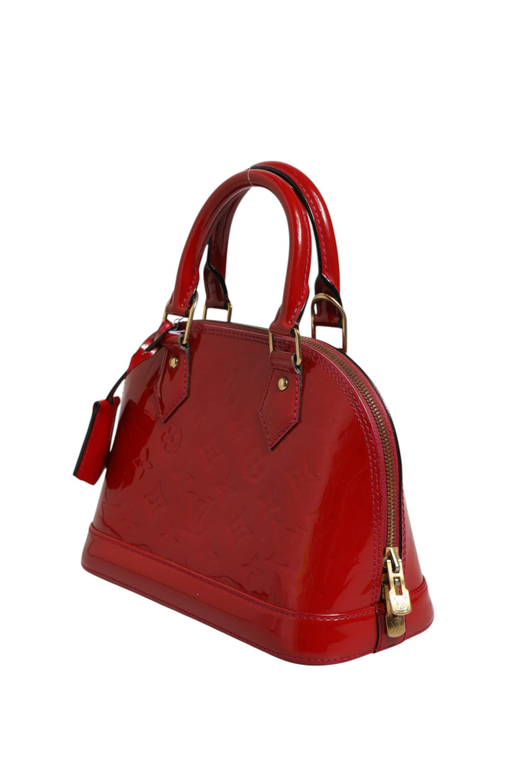 Sac Alma BB Louis Vuitton Monogram Vernis Pomme D'Amour