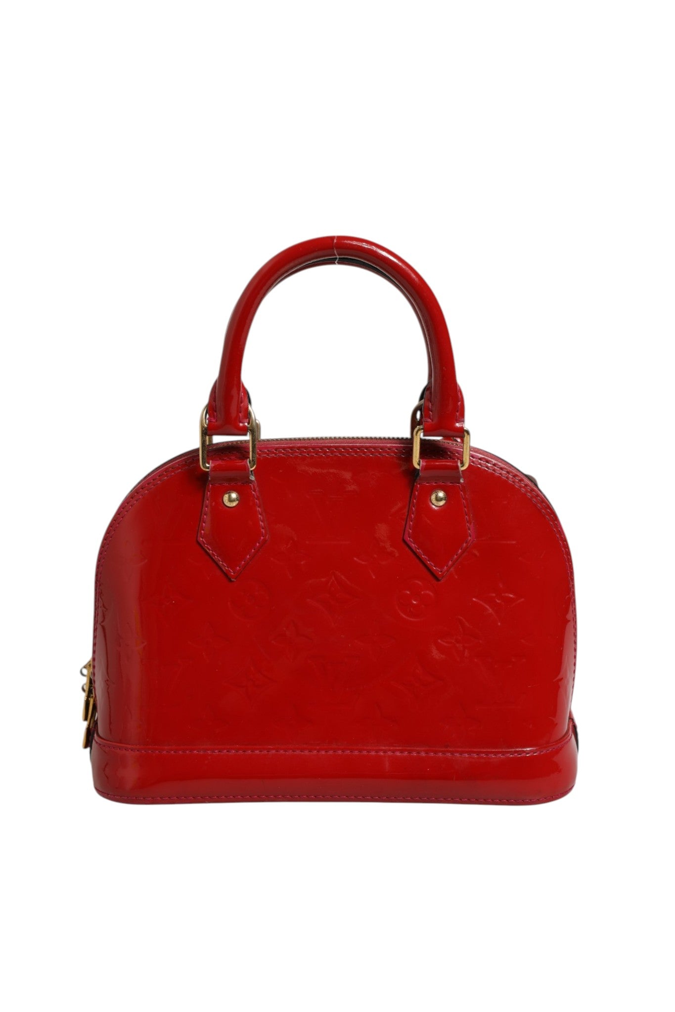 Sac Alma BB Louis Vuitton Monogram Vernis Pomme D'Amour