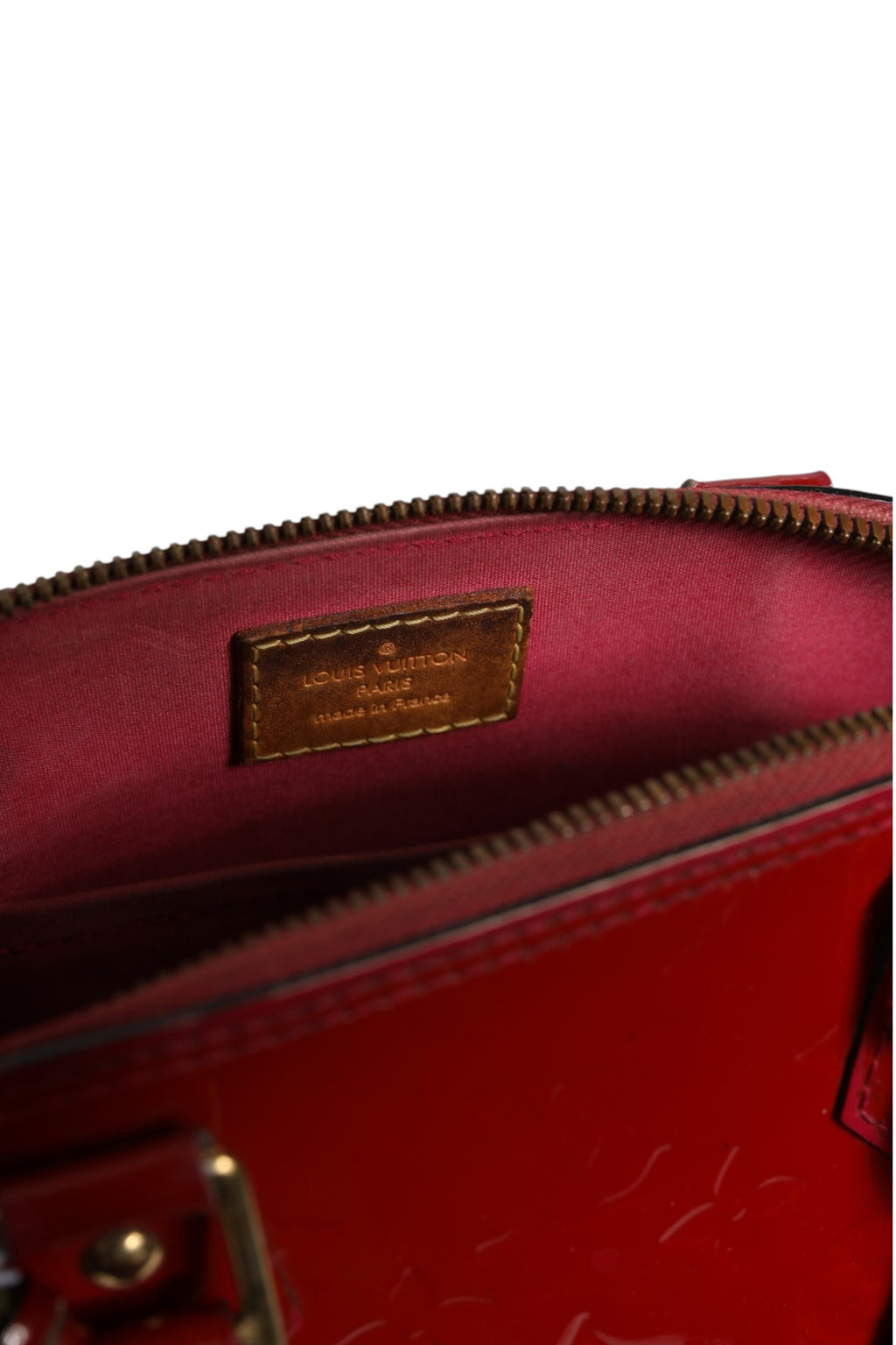 Sac Alma BB Louis Vuitton Monogram Vernis Pomme D'Amour