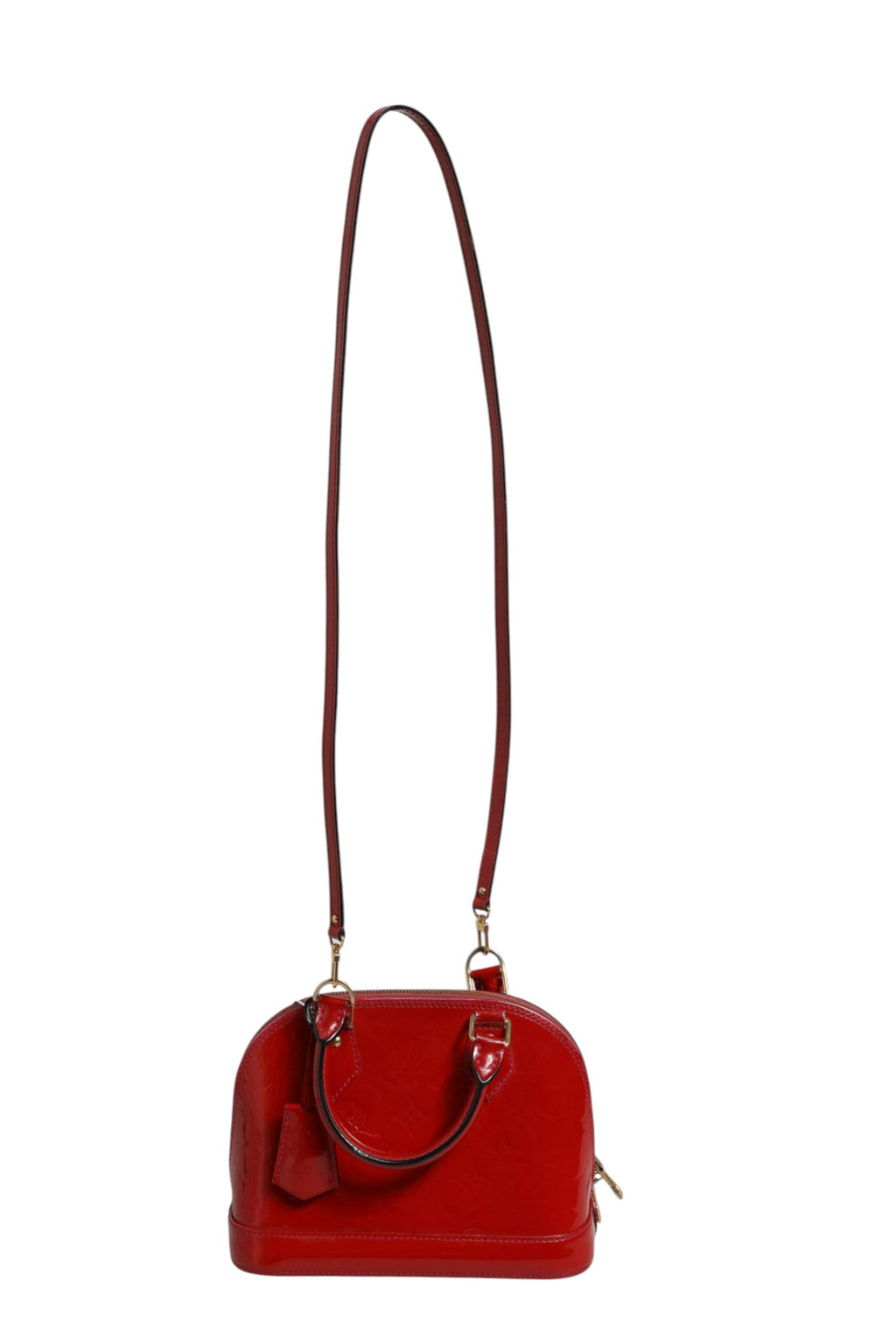 Sac Alma BB Louis Vuitton Monogram Vernis Pomme D'Amour