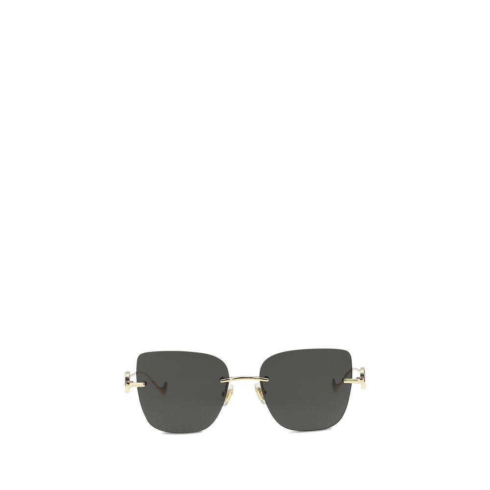 Lunettes de soleil Valentino Garavani en métal noir