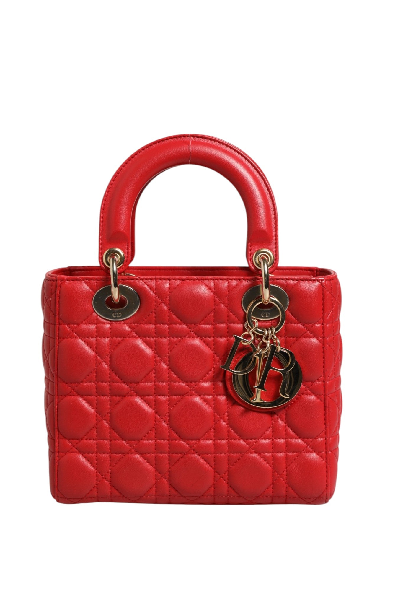 Sac à main Christian Dior Lady Dior en cuir Cannage