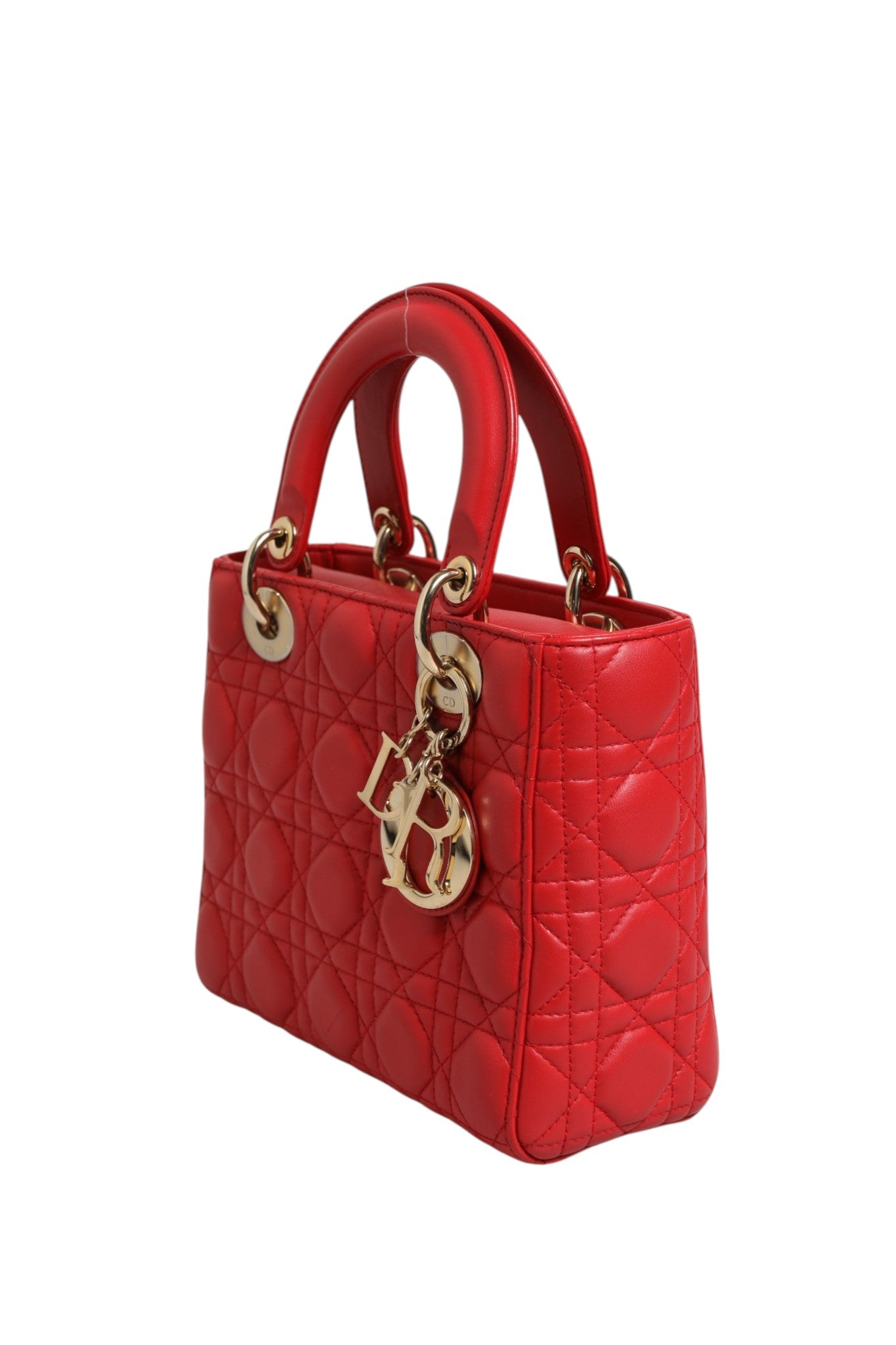 Sac à main Christian Dior Lady Dior en cuir Cannage