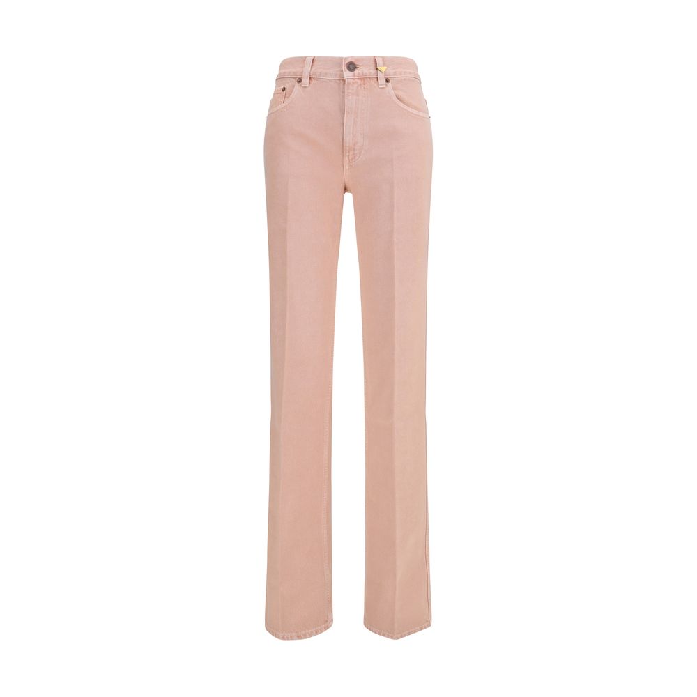 Chloé Jean droit en coton multicolore