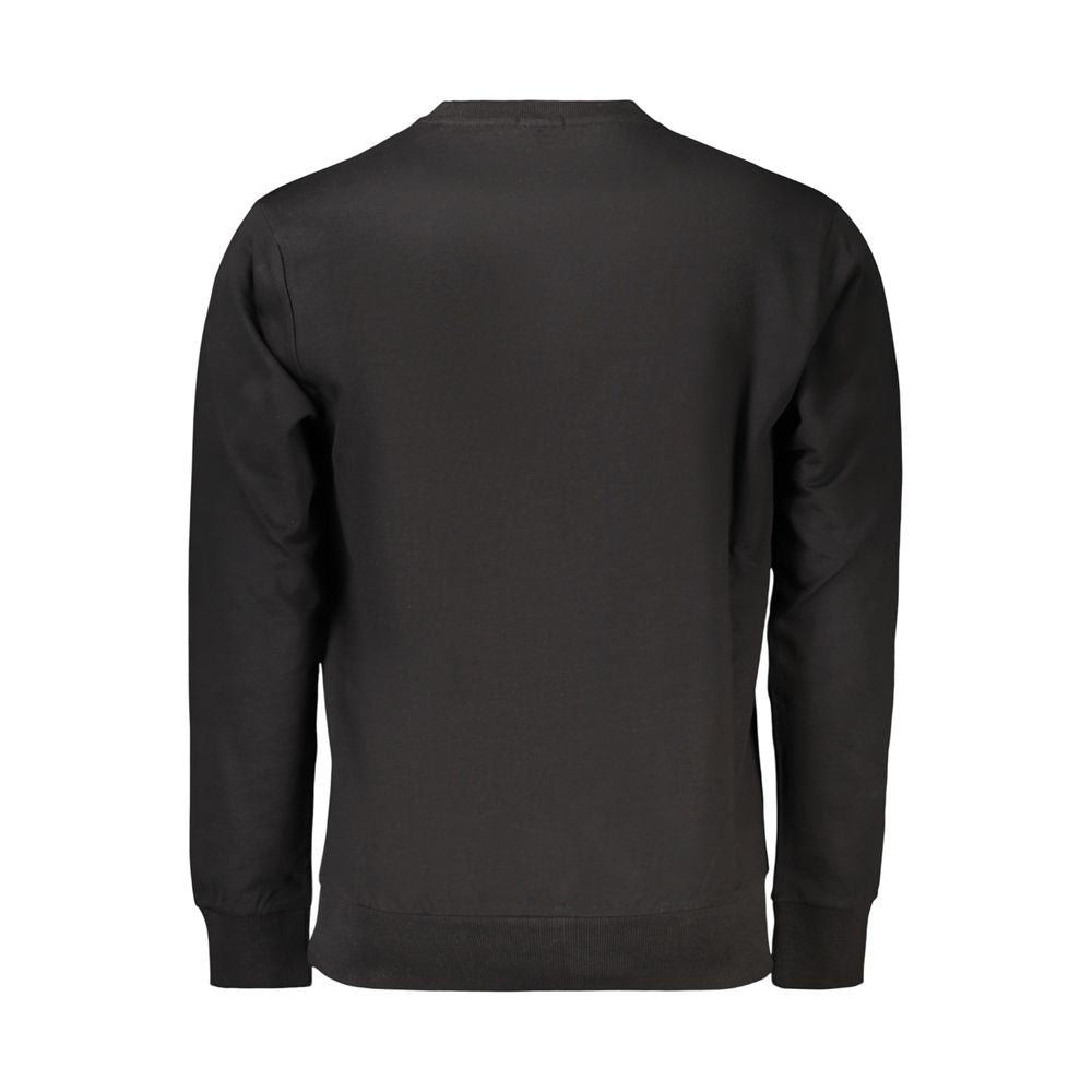 Sweat-shirt homme en coton noir Rifle