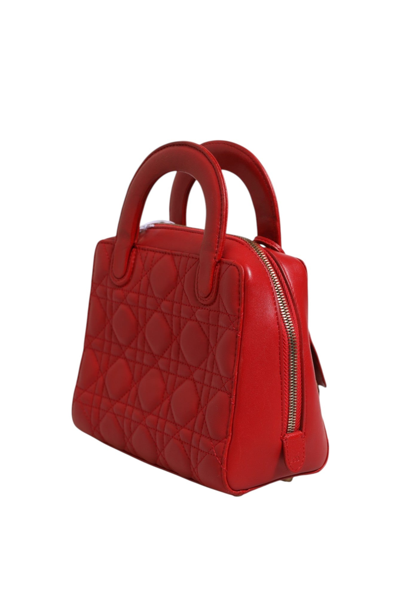Sac Small Dior Toujours Christian Dior en cuir de veau Macrocannage noir