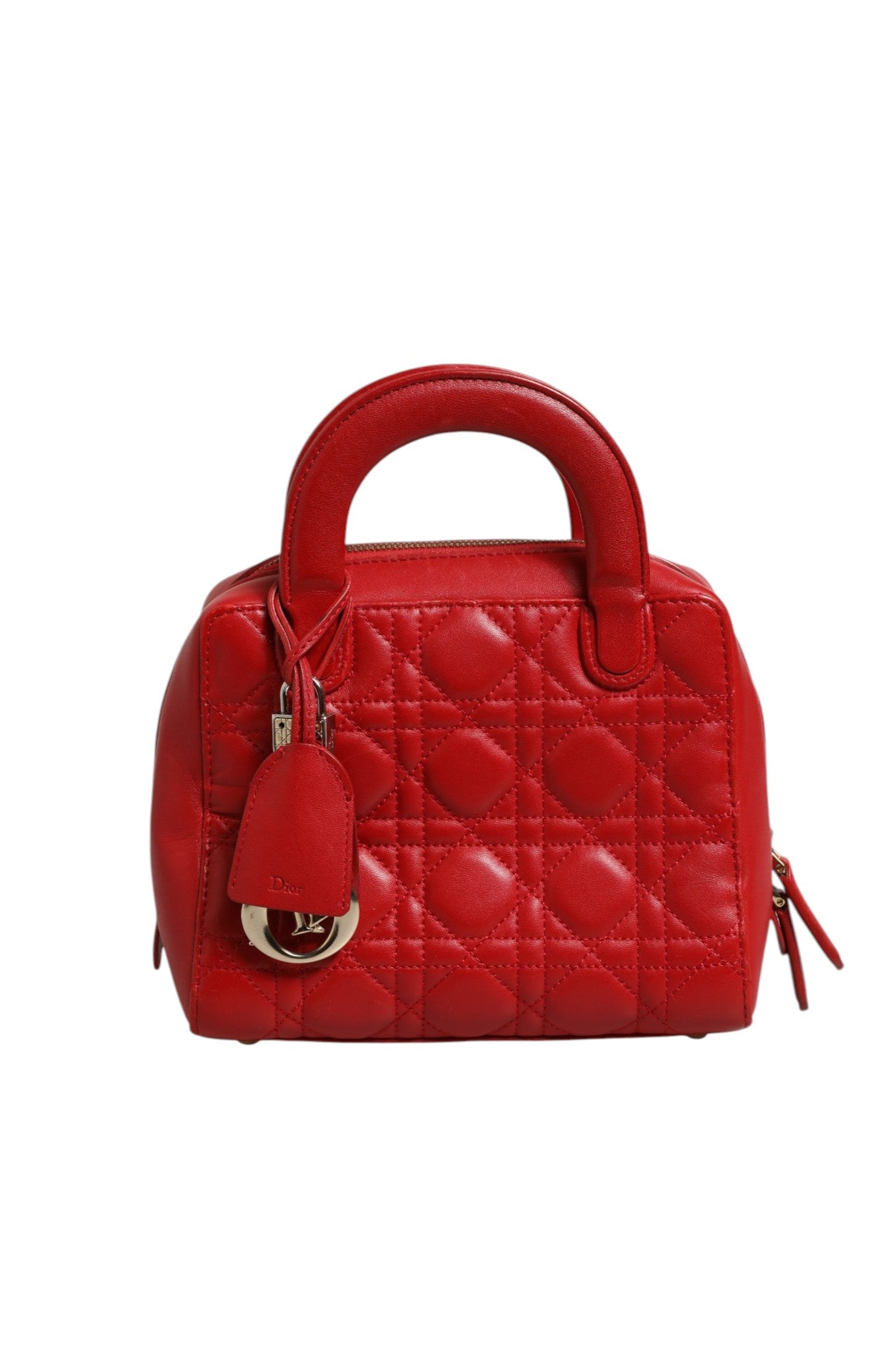 Sac Small Dior Toujours Christian Dior en cuir de veau Macrocannage noir