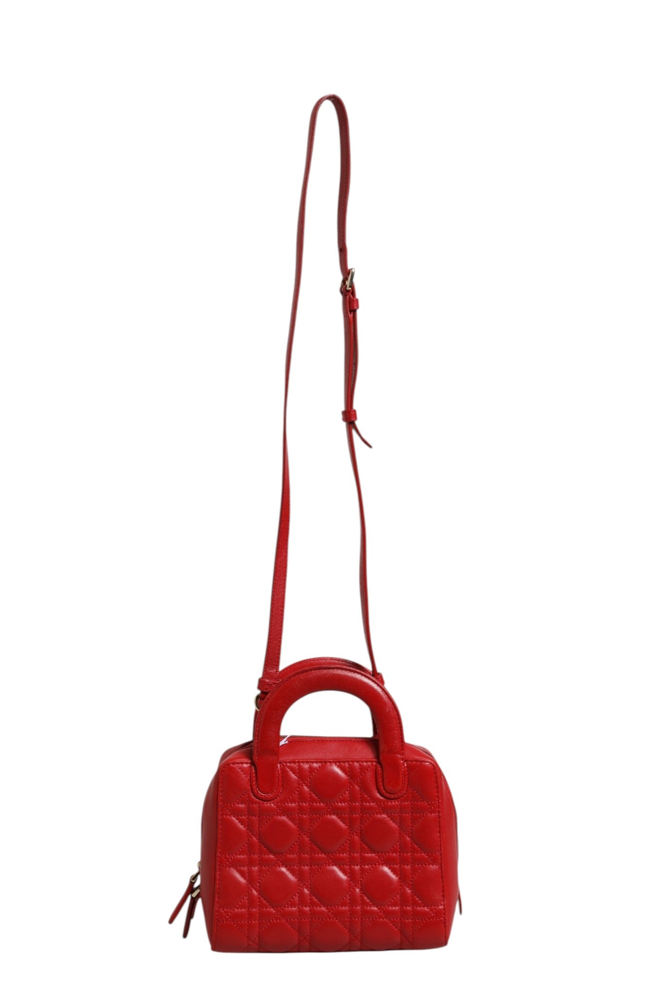 Sac Small Dior Toujours Christian Dior en cuir de veau Macrocannage noir