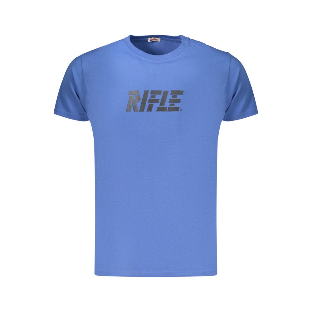 T-shirt homme en coton Rifle bleu