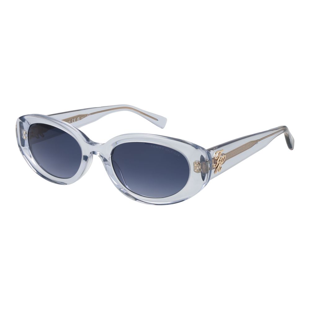 Lunettes de soleil Tommy Hilfiger bleues en acétate