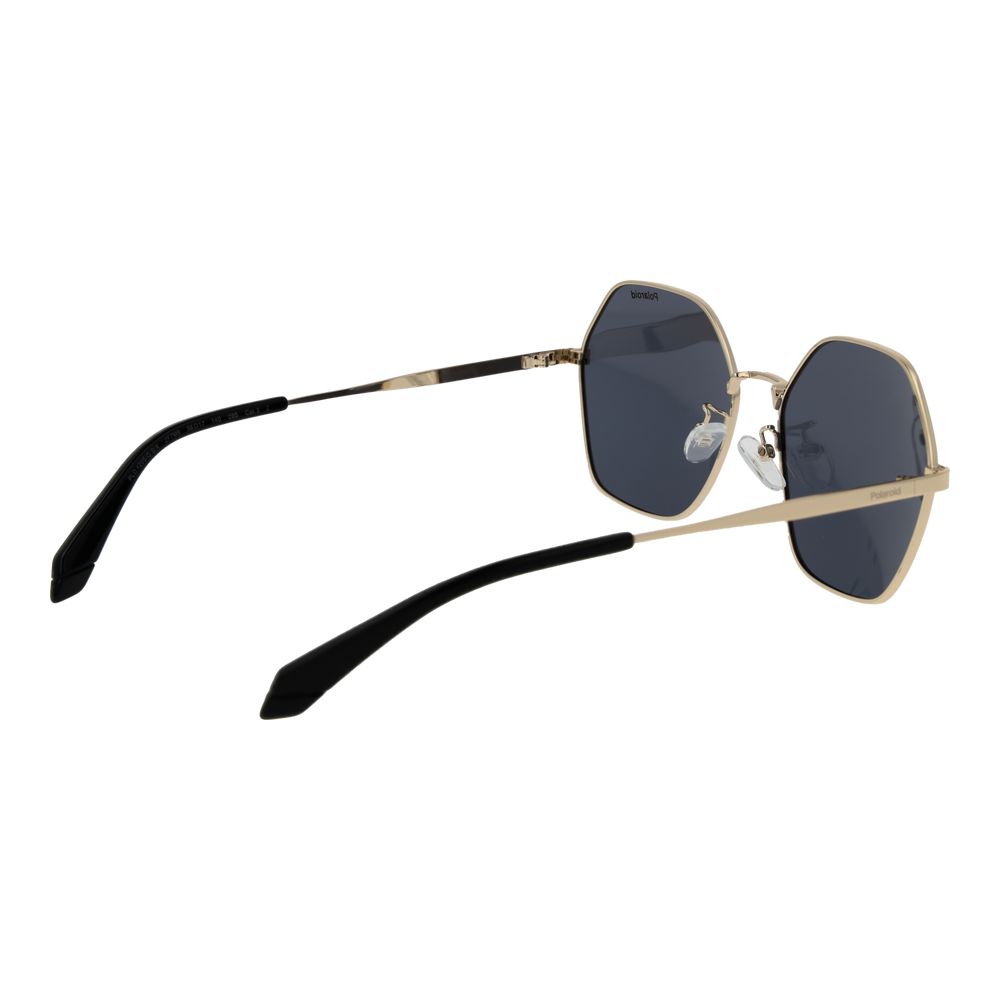 Polaroid Gold Metal Sunglasses