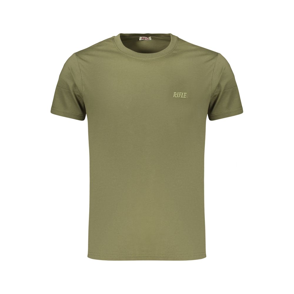 T-shirt vert coton homme Rifle