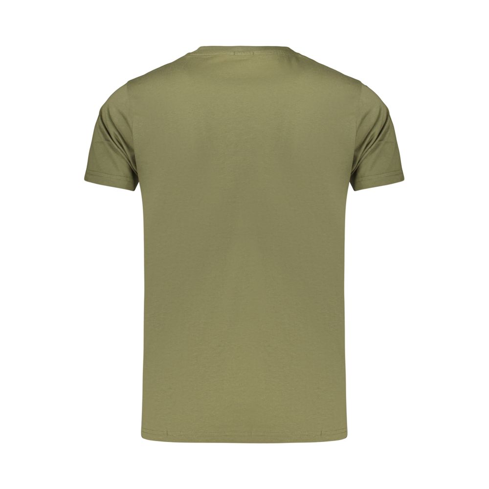 T-shirt vert coton homme Rifle