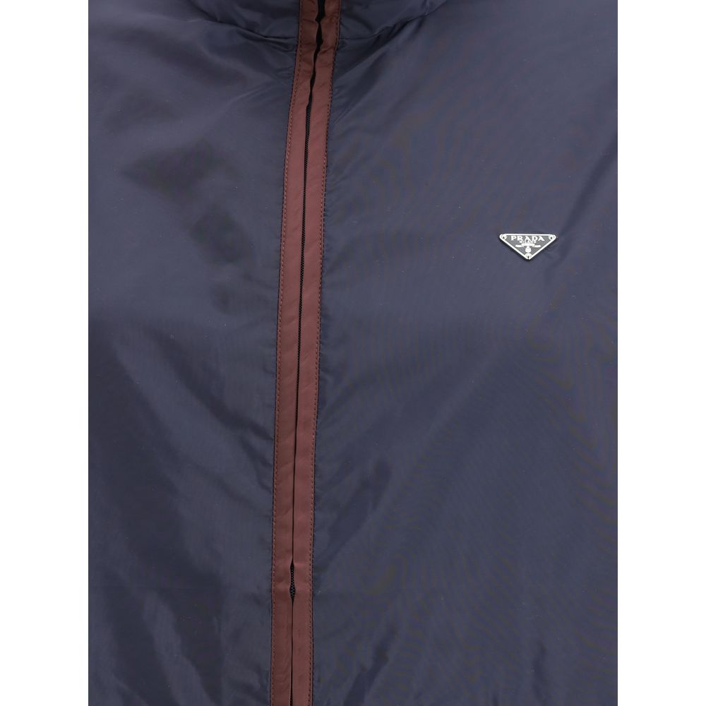 Veste Prada en polyamide bleu
