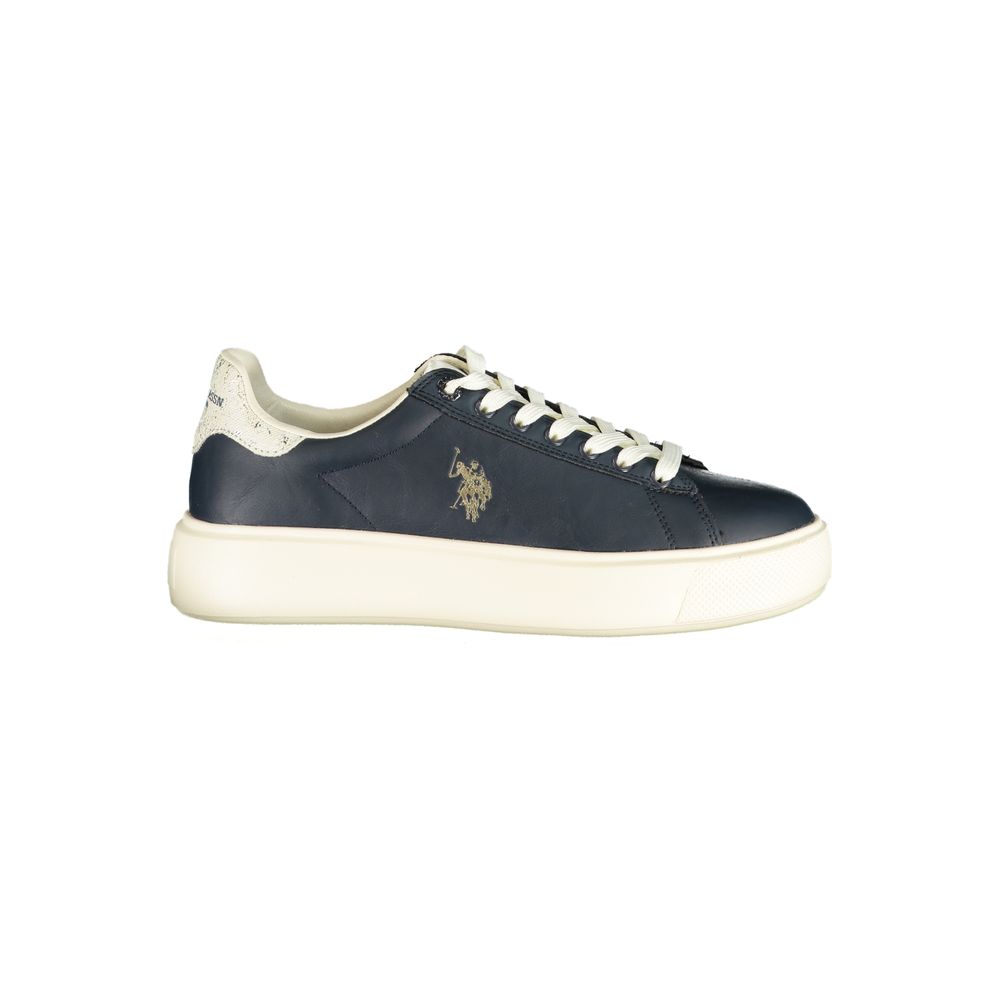 U.S. POLO ASSN. Baskets Femme en Polyuréthane Bleu