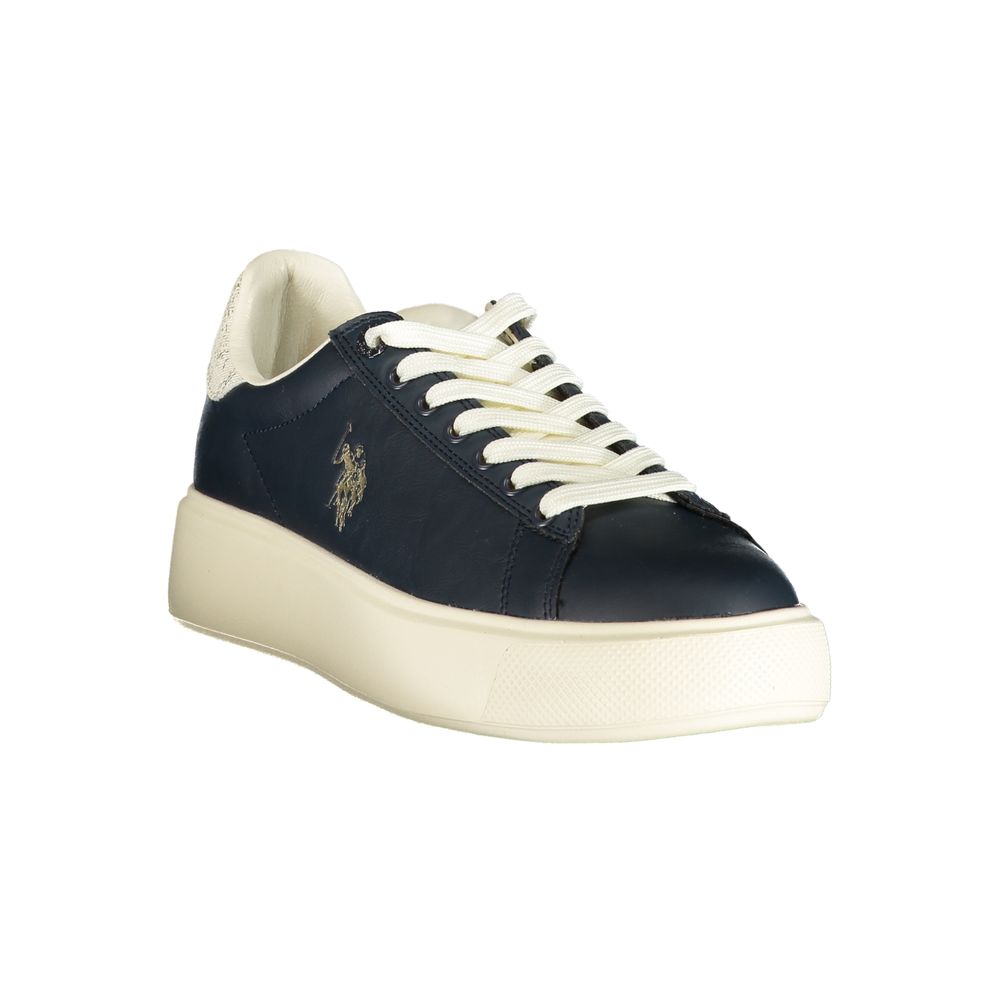 U.S. POLO ASSN. Baskets Femme en Polyuréthane Bleu