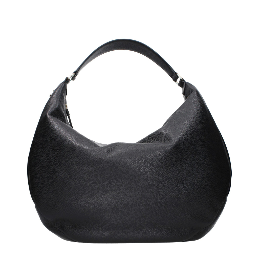 Sac porté épaule Jimmy Choo en cuir noir