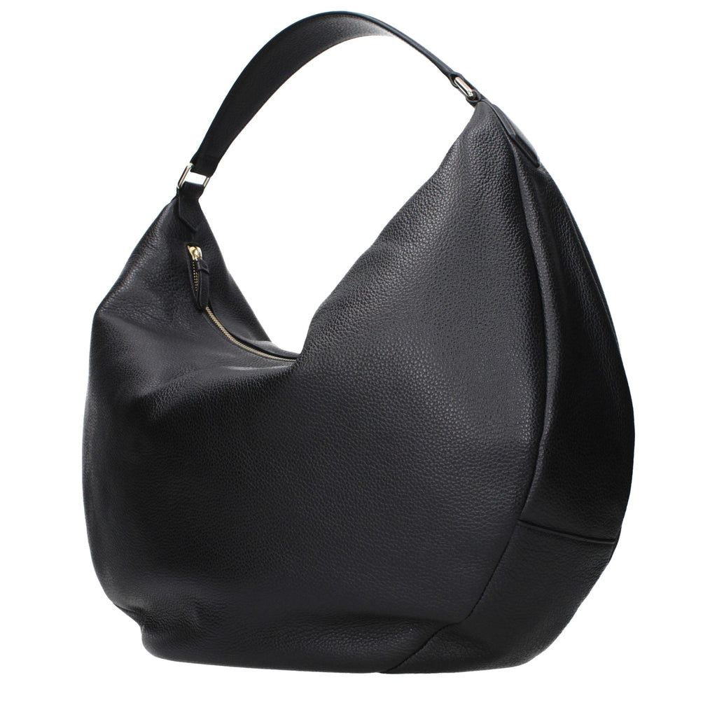 Sac porté épaule Jimmy Choo en cuir noir