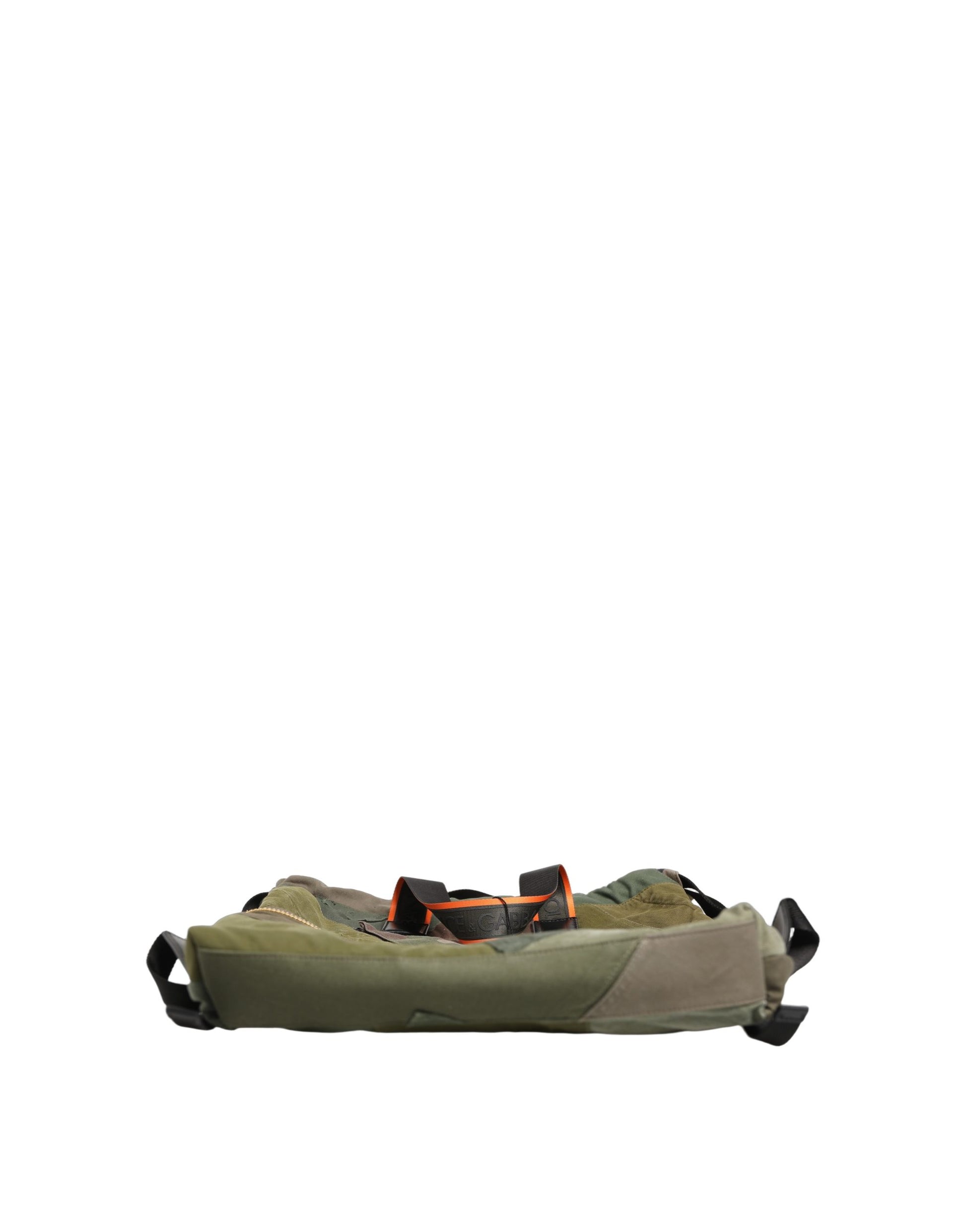 Sac à dos Dolce & Gabbana en patchwork vert militaire pour homme