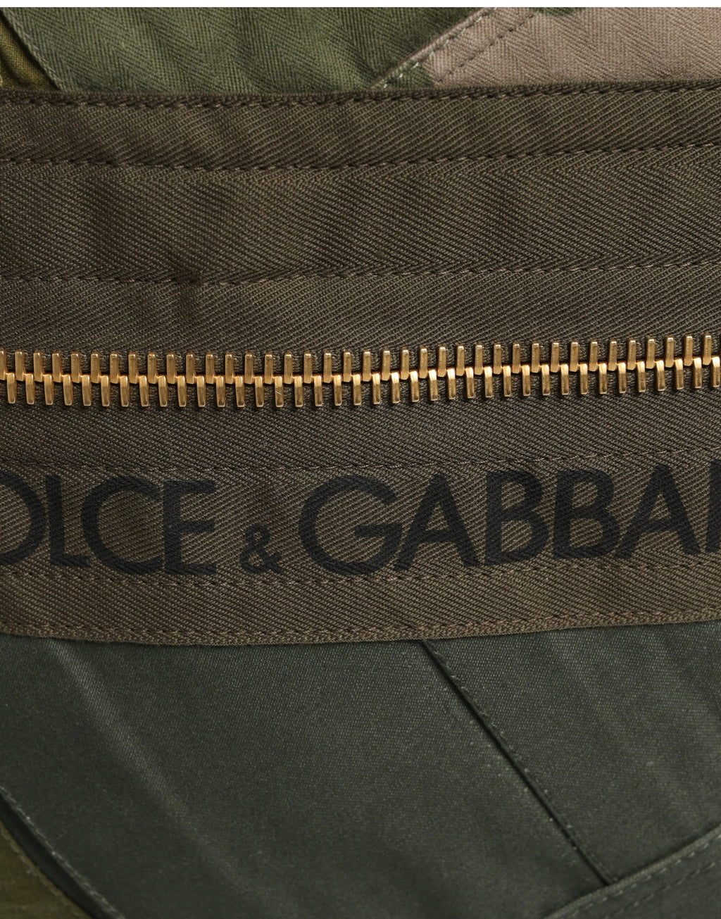 Sac à dos Dolce & Gabbana en patchwork vert militaire pour homme