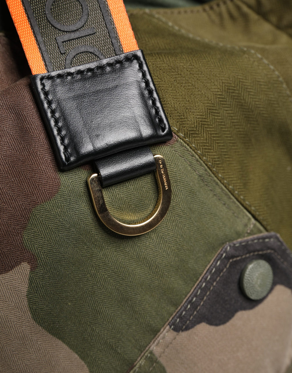 Sac à dos Dolce & Gabbana en patchwork vert militaire pour homme
