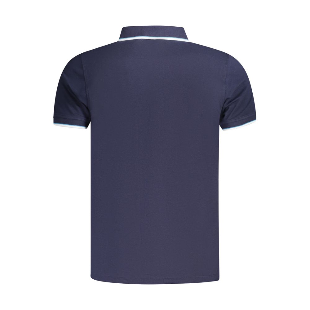 Polo pour homme en coton bleu, Norvège 1963