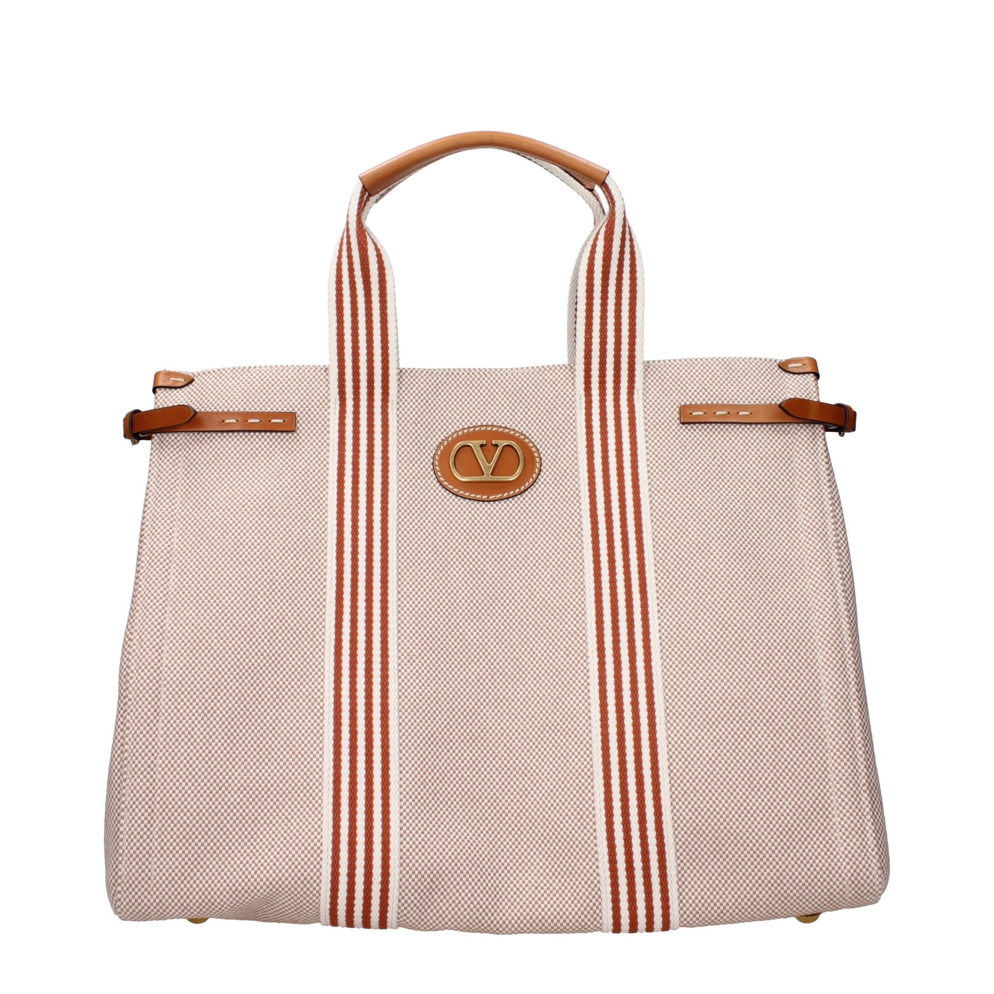 Sac à main Valentino Garavani en tissu beige