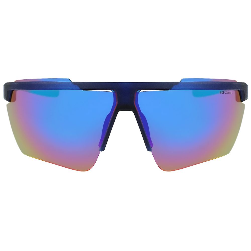 Lunettes de soleil injectées Nike bleues