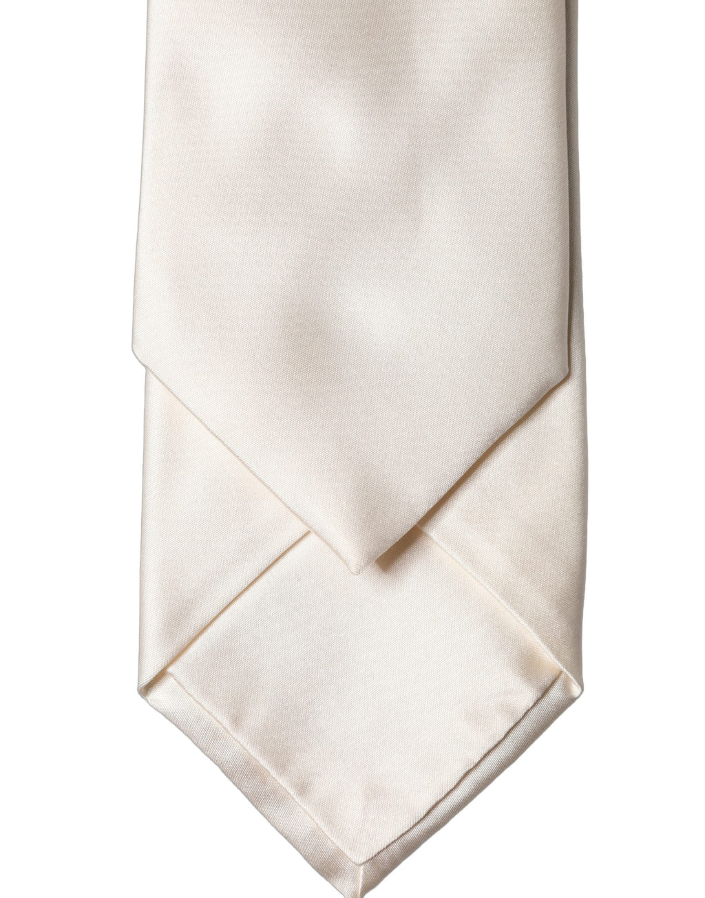 Dolce & Gabbana Cravate en satin de soie blanc cassé réglable pour femme